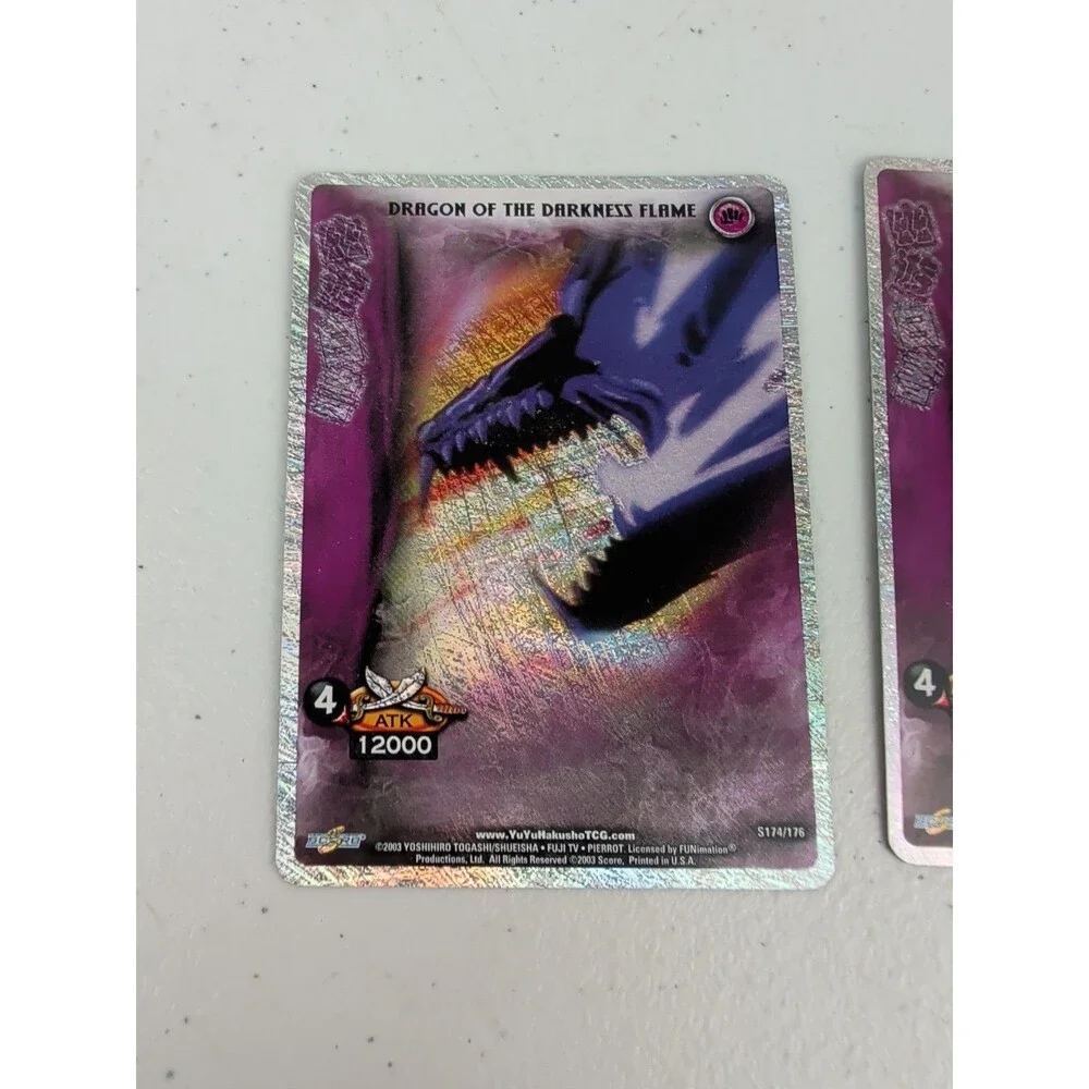 Yu Yu Hakusho TCG CCG Dragon of the Darkness Flame S174/176 1st/Unl Edition X2